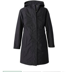 LL Bean Women's H2OFF Raincoat, PrimaLoft-Lined - Medium (army green)